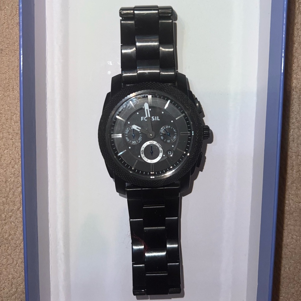 Black men fossil watch